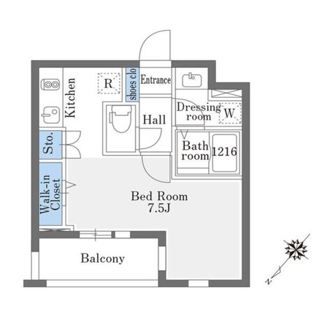 La Douceur巣鴨Eastの物件間取画像